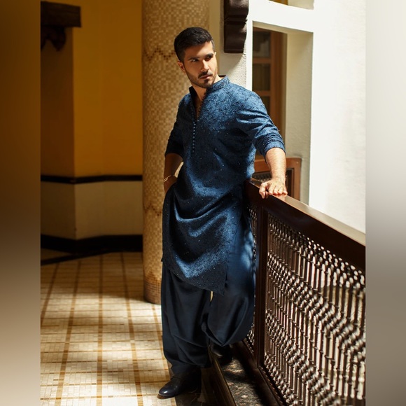 Faiza saqlain mens kurta shalwar - Picture 5 of 7